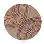 Conceptum Alfombra Woopamuk480 con Impresión Digital 3D de 150 x 150 cm Multicolor